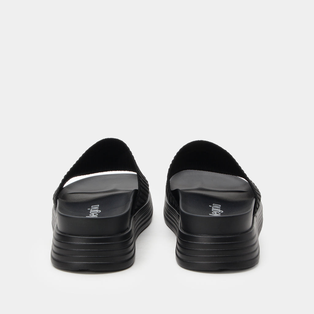 Akimi Black Sandal | Alegria Shoes