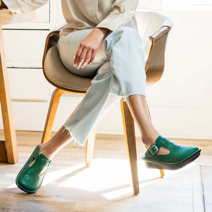 alegria Classic La Dee Dottie Emerald Shoe
