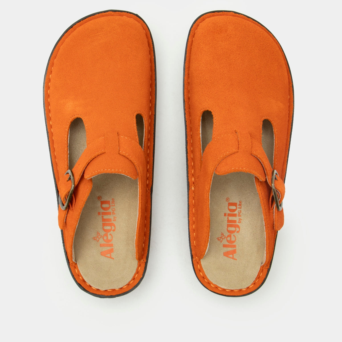 Classic Orange You Glad Suede Shoe | Alegria Shoes