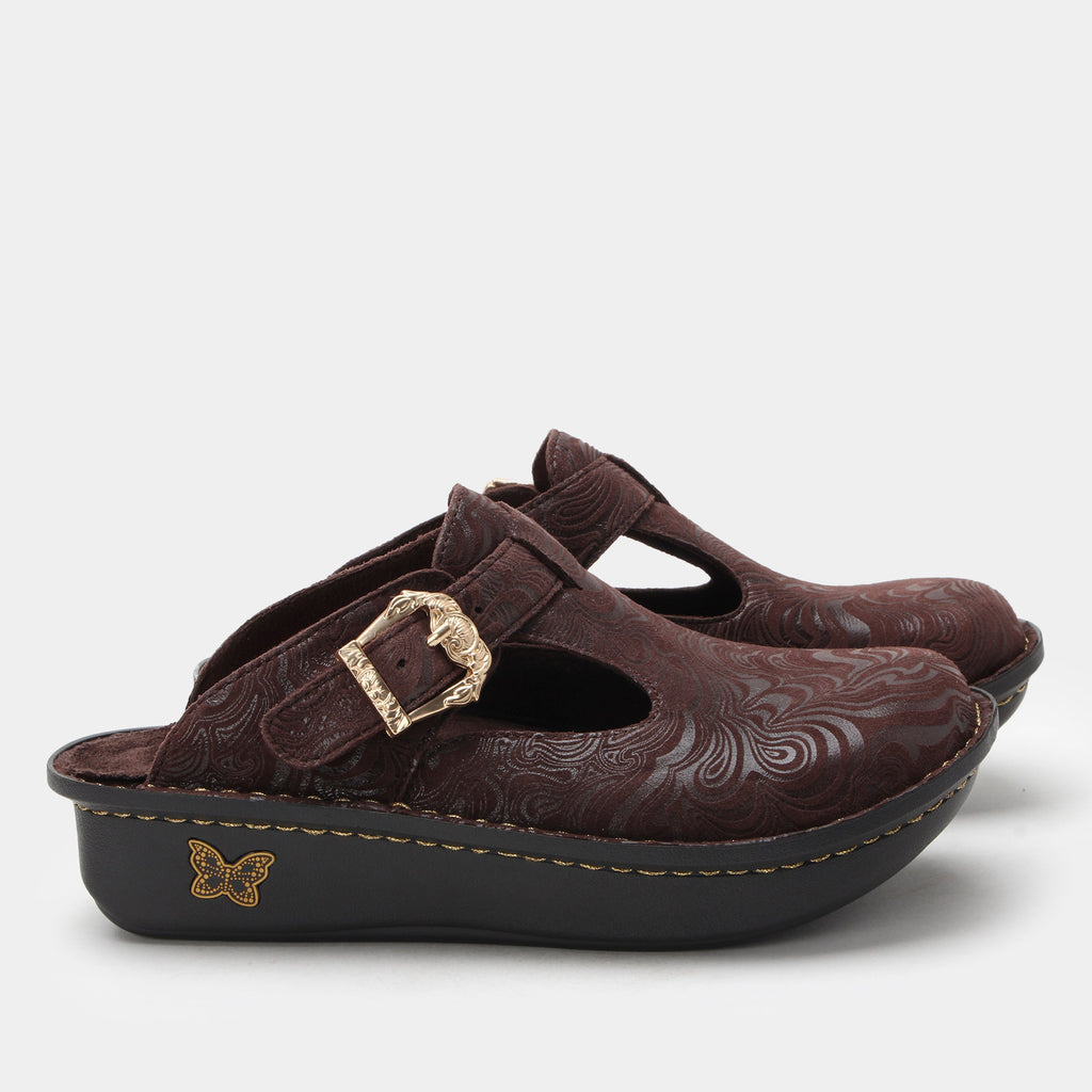 Classic Swirling Brown Shoe | Alegria Shoes