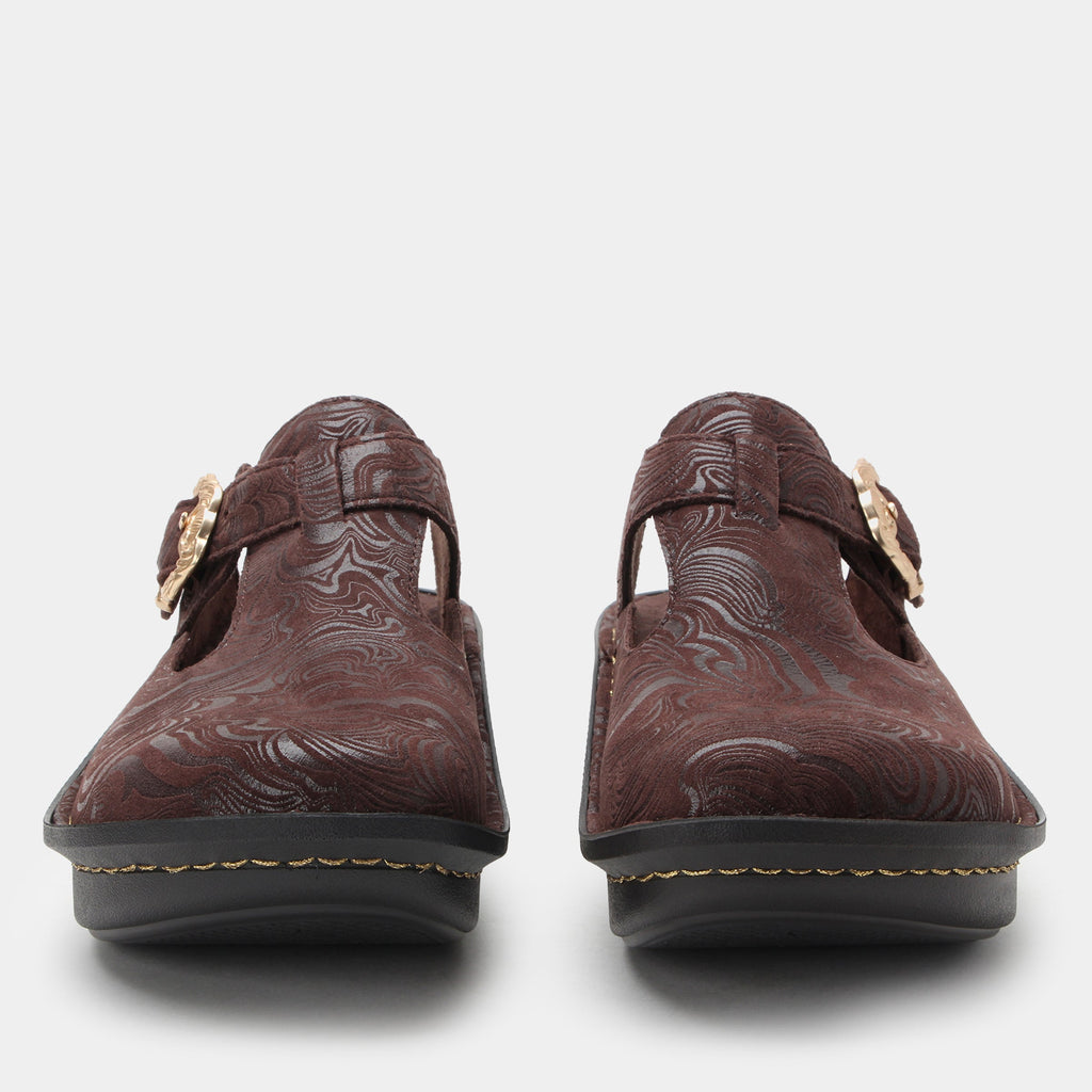 Classic Swirling Brown Shoe | Alegria Shoes