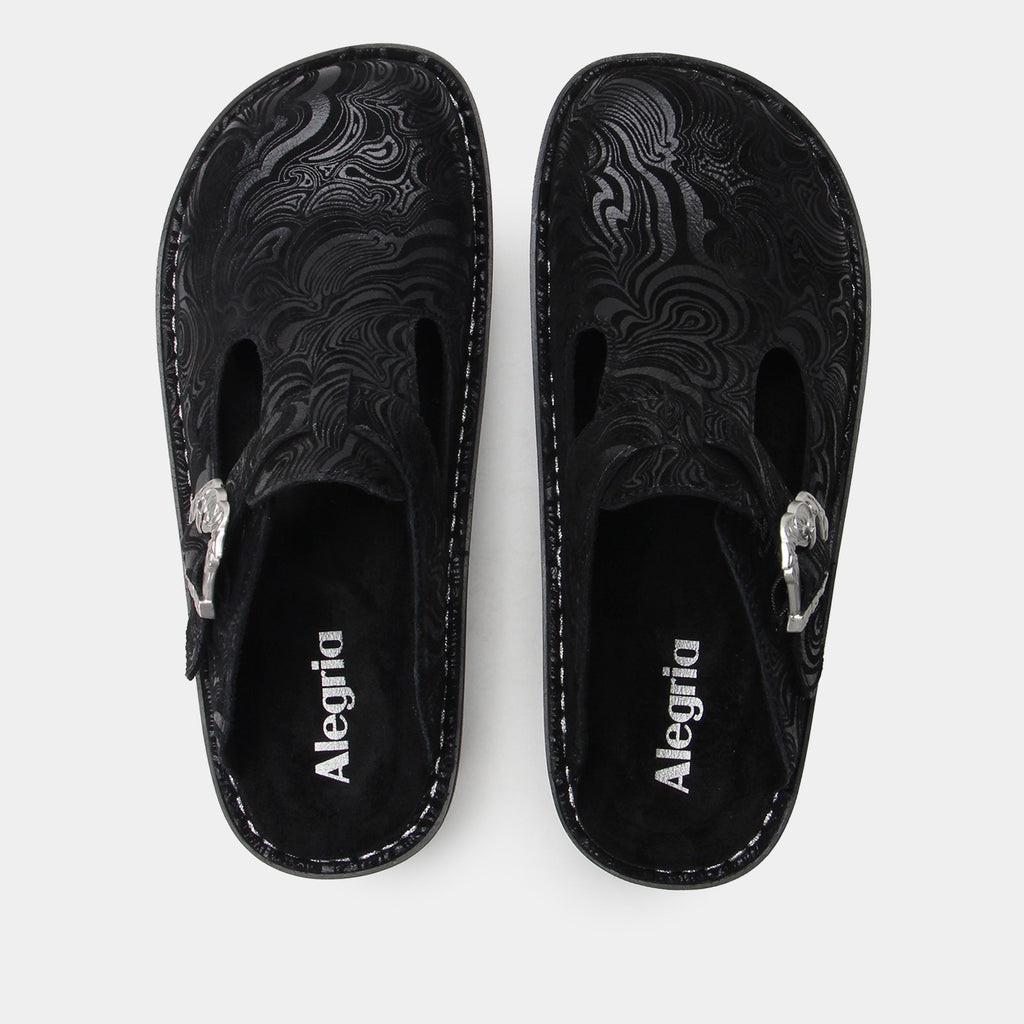 Classic Swirling Black Shoe | Alegria Shoes