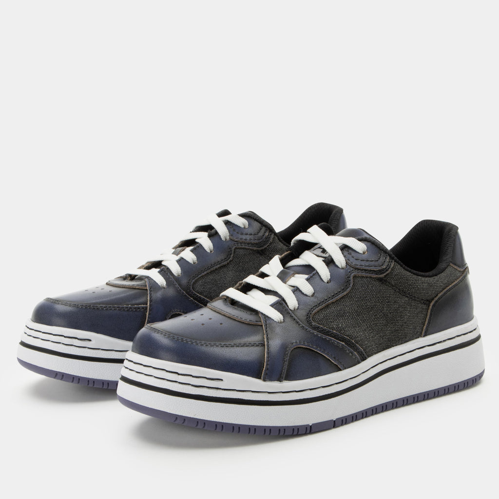 Alyster Blue Black Shoe | Alegria Shoes