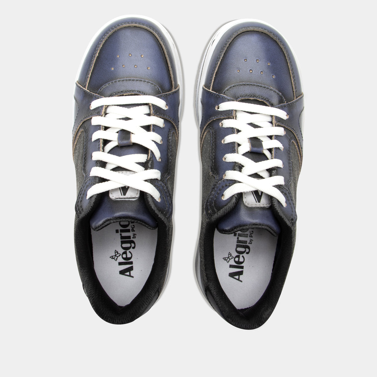 Alyster Blue Black Shoe | Alegria Shoes