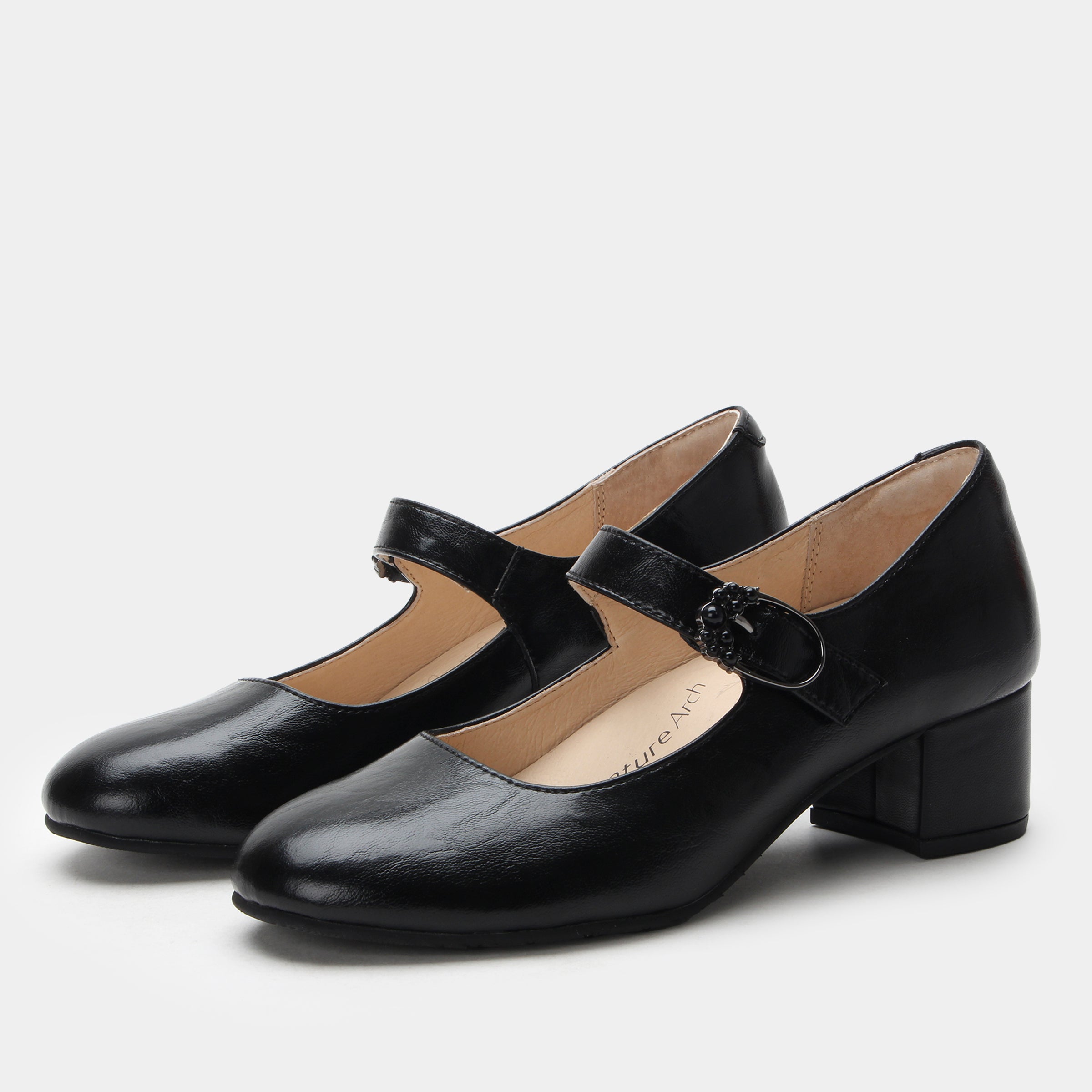 ladies dress shoes black Dr. Comfort Women's Diabetic Mallory Shoes in Brown, Size 7.5