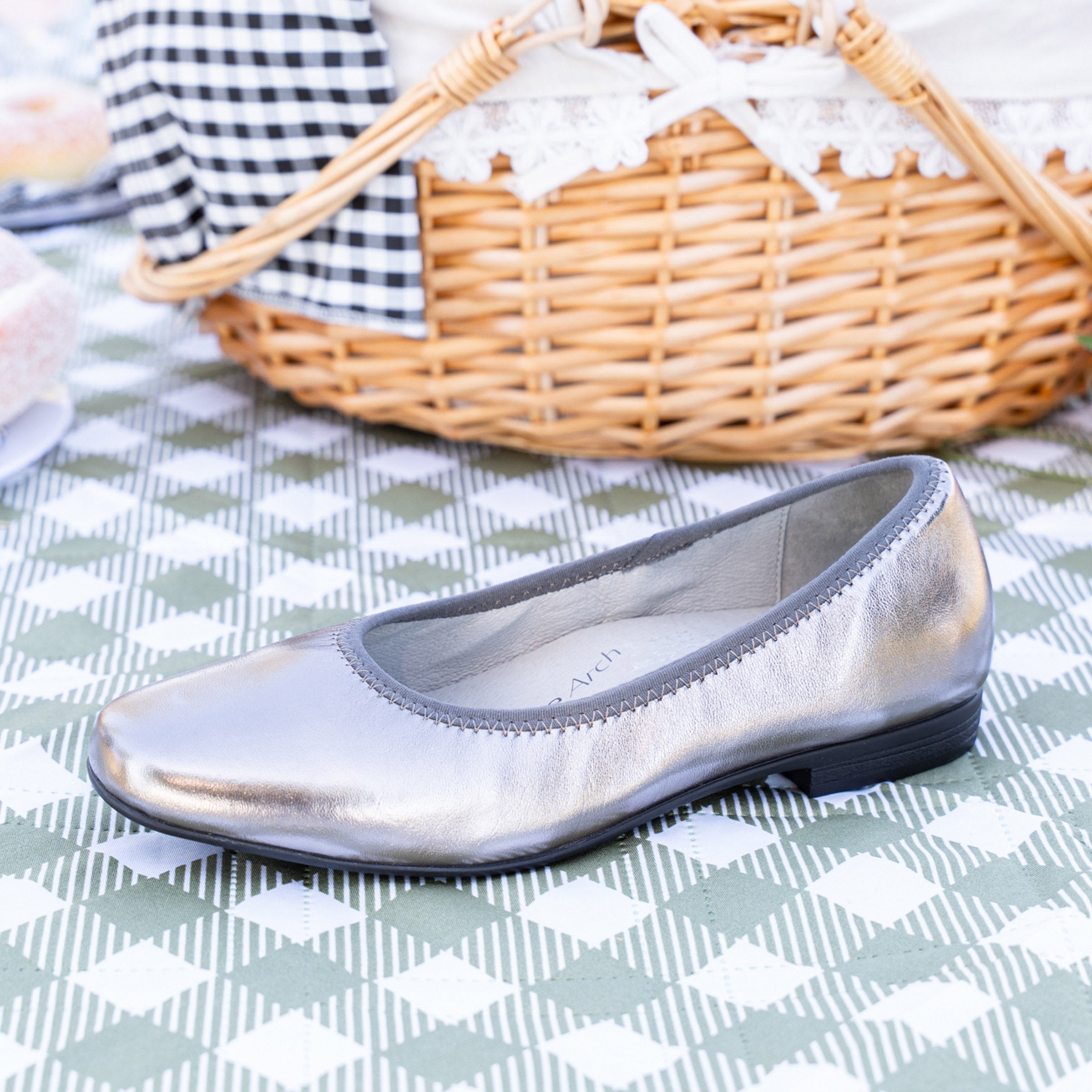 pewter dress shoes for women Ladies Shoes Low Heels Pewter Heels Pewter Wedding Shoes Ankle Strap Pewter Dress a new 2 in / 5 cm Cuban heel Arielle Pewter Shoe - Alegria