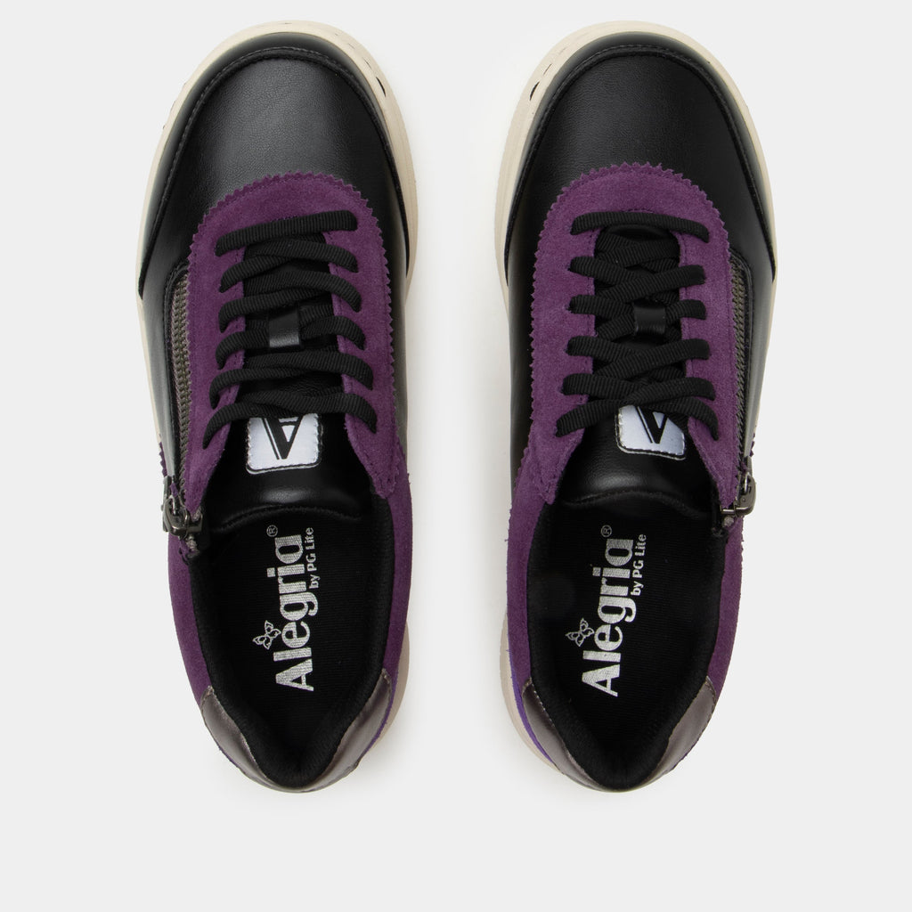 Averie Black Purple Shoe | Alegria Shoes