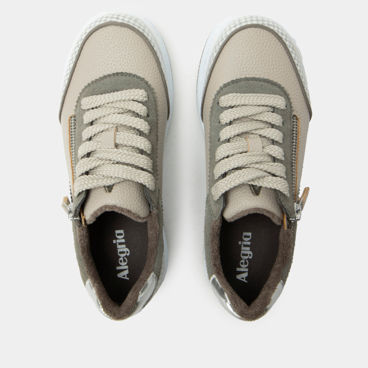 Averie Houndstooth Grey Shoe | Alegria Shoes