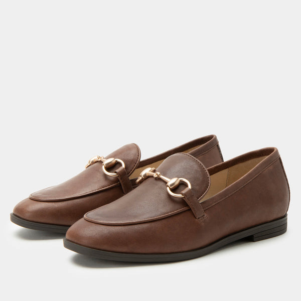 アレクサンダー（ALEXANDER）イタリア製レザーシューズ 茶 EU41 Aliya Gingerbread Shoe - Alegria Shoes