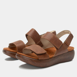 Bailee Woven Luggage Sandal - Alegria Shoes