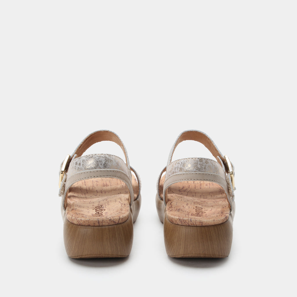 Blinda Champagne Sandal | Alegria Shoes