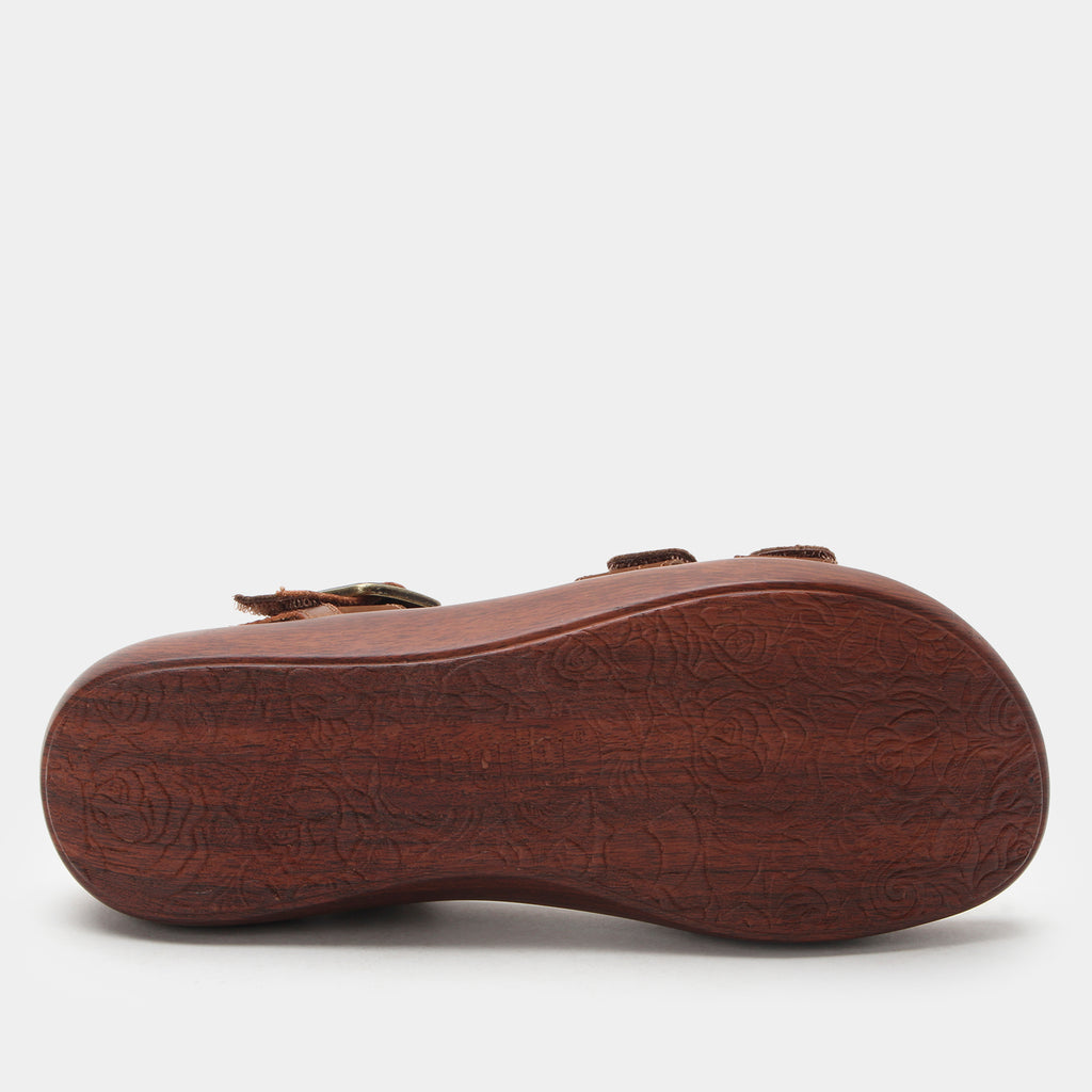 Blinda Pecan Sandal | Alegria Shoes
