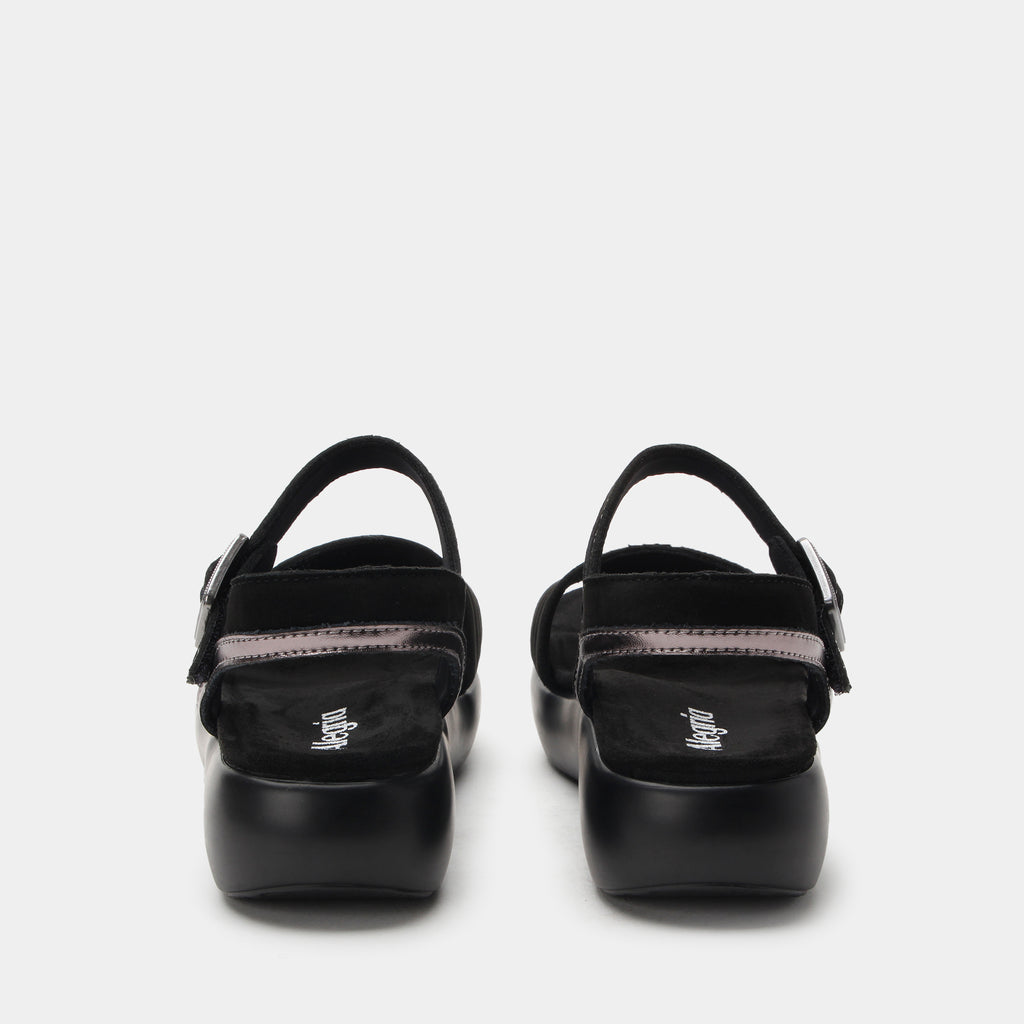 Blinda Black Sandal | Alegria Shoes