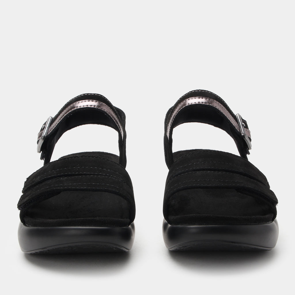 Blinda Black Sandal | Alegria Shoes