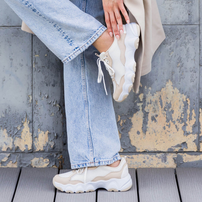 alegria Boom Joy Ecru Shoe