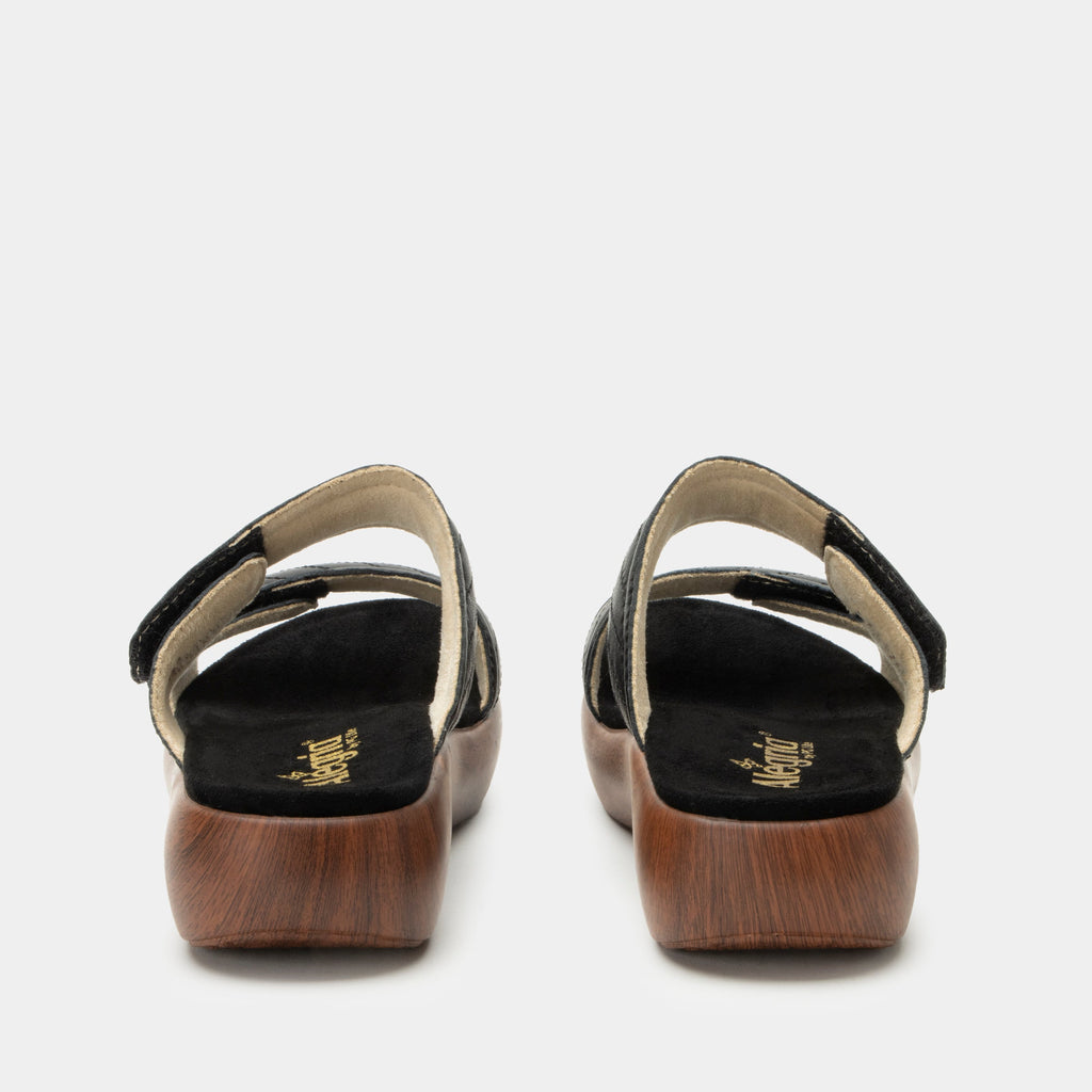 Brayah Black Sandal | Alegria Shoes