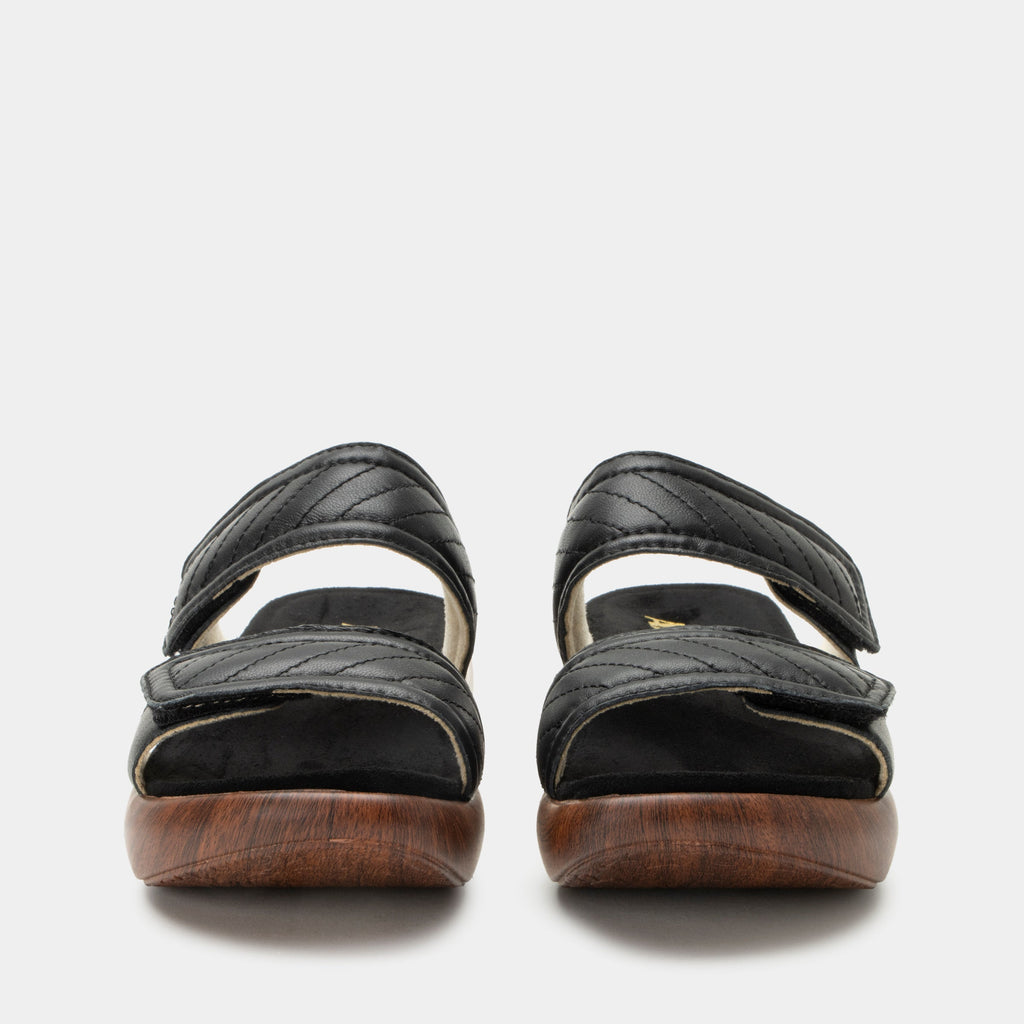 Brayah Black Sandal | Alegria Shoes