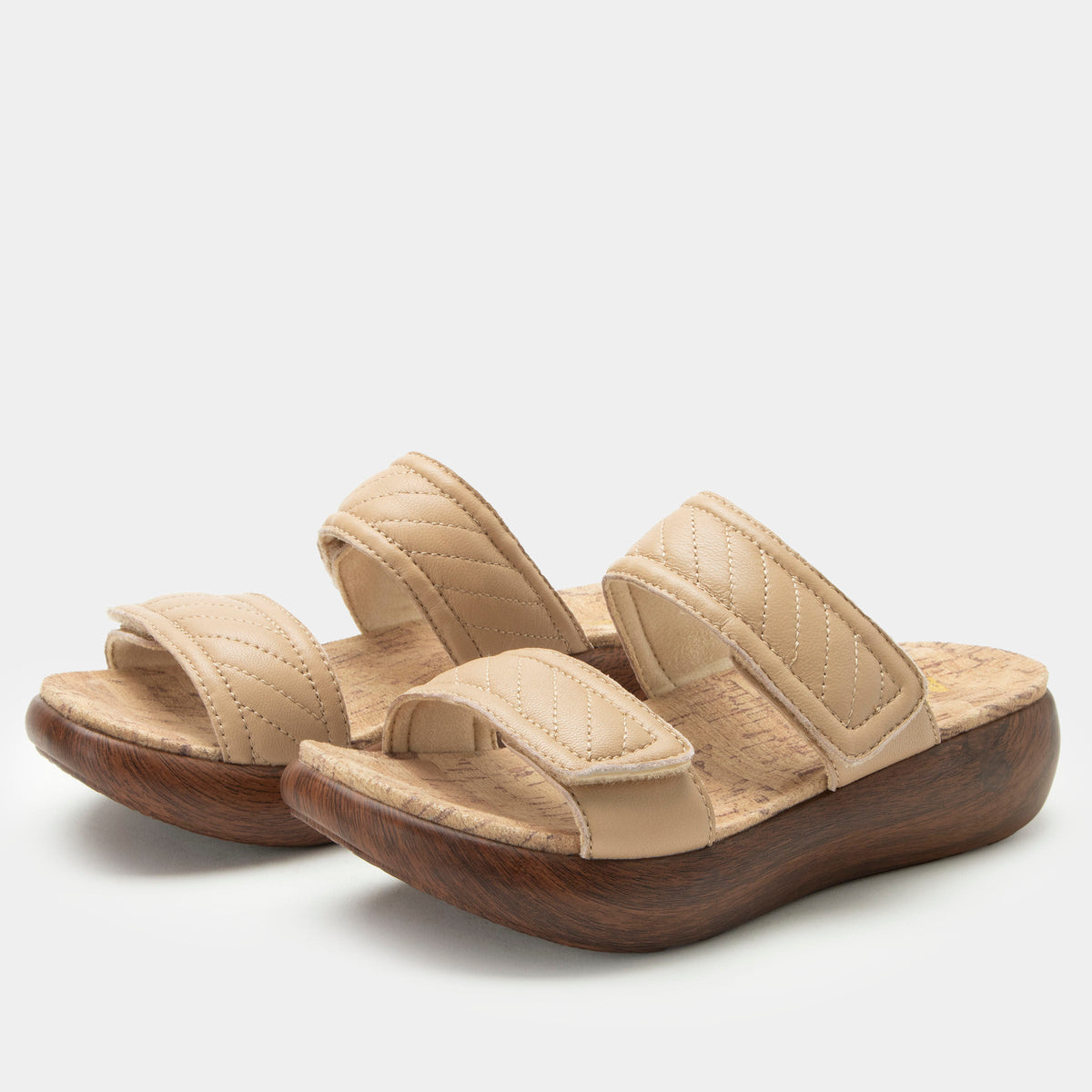 Brayah Latte Sandal | Alegria Shoes