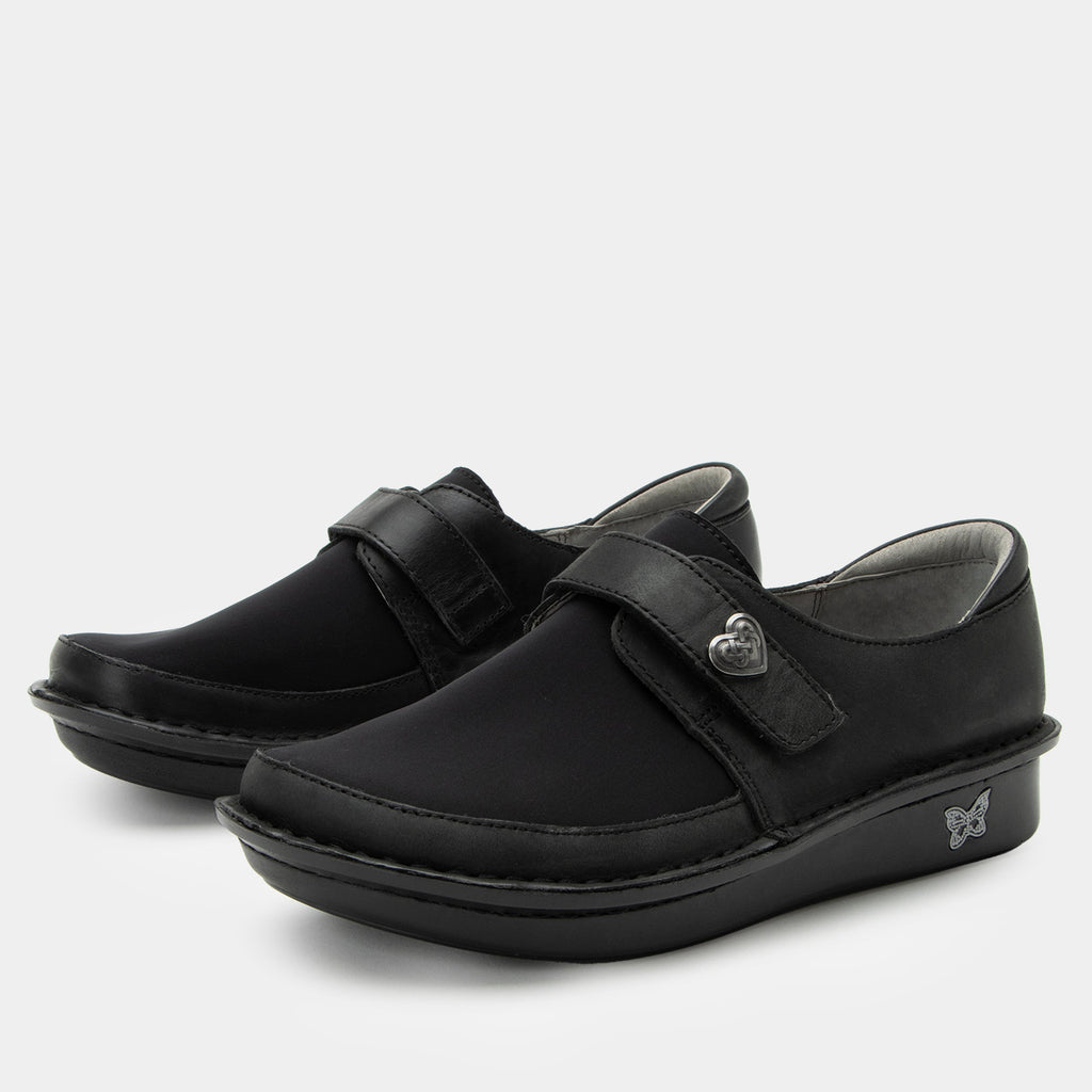 Brenna Oiled Black Shoe | Alegria Shoes