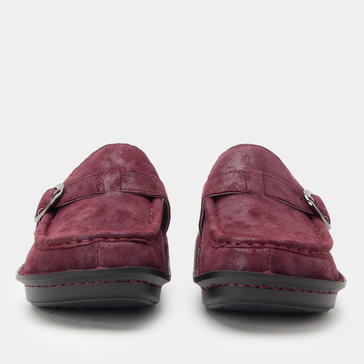 Brigid Maroon Mist Clog