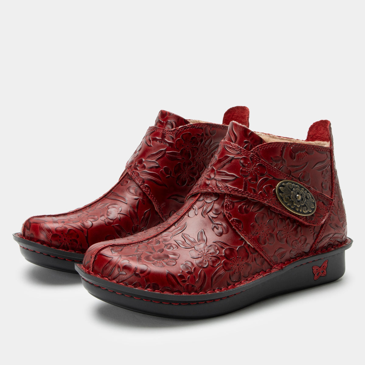 Caiti Loretta Red Boot | Alegria Shoes