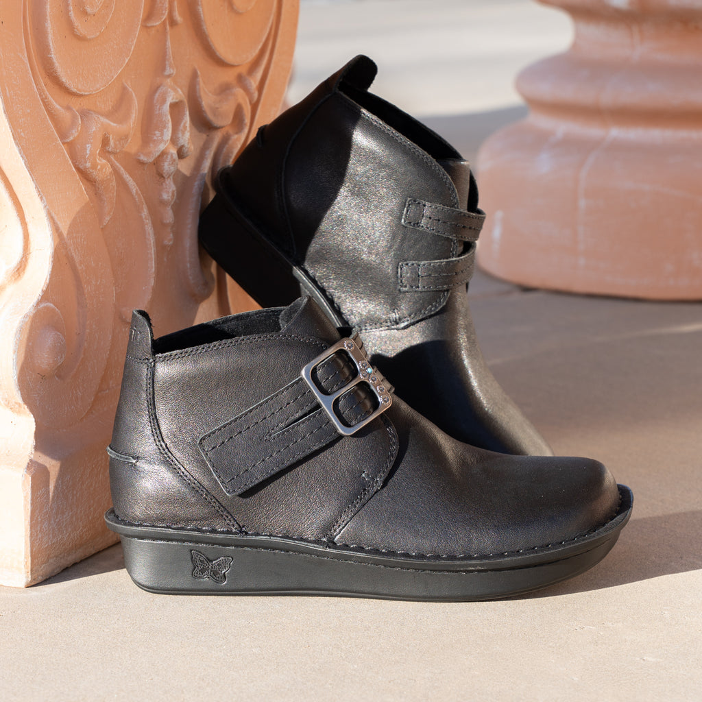 Caiti Washed Black Boot