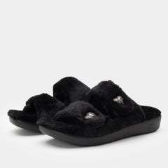 Chillery Black Slipper - Web Exclusive