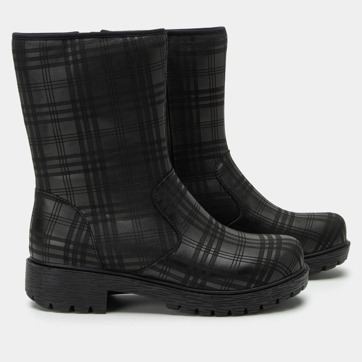 Chalet Plaid To Meet You Boot | Alegria Shoes