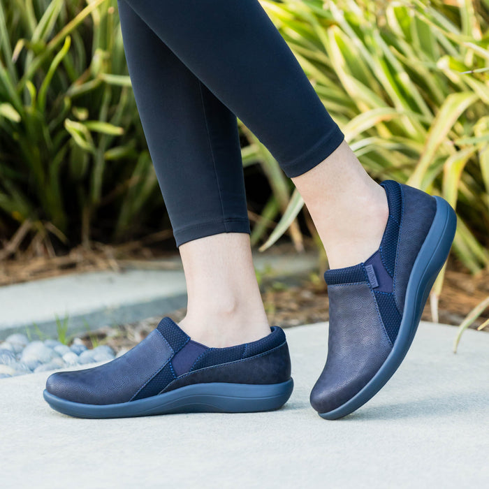 alegria Duette Swirl Wind Navy Shoe