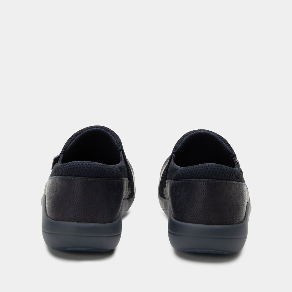 Duette Swirl Wind Navy sport rocker shoe on a lightweight responsive polyurethane outsole. DUE-6312_S3