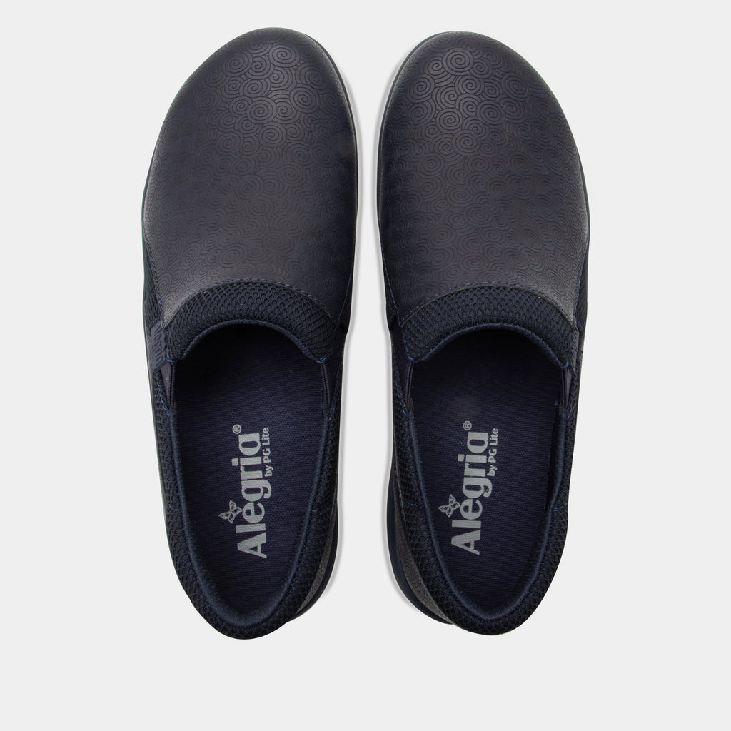 Duette Swirl Wind Navy sport rocker shoe on a lightweight responsive polyurethane outsole. DUE-6312_S4