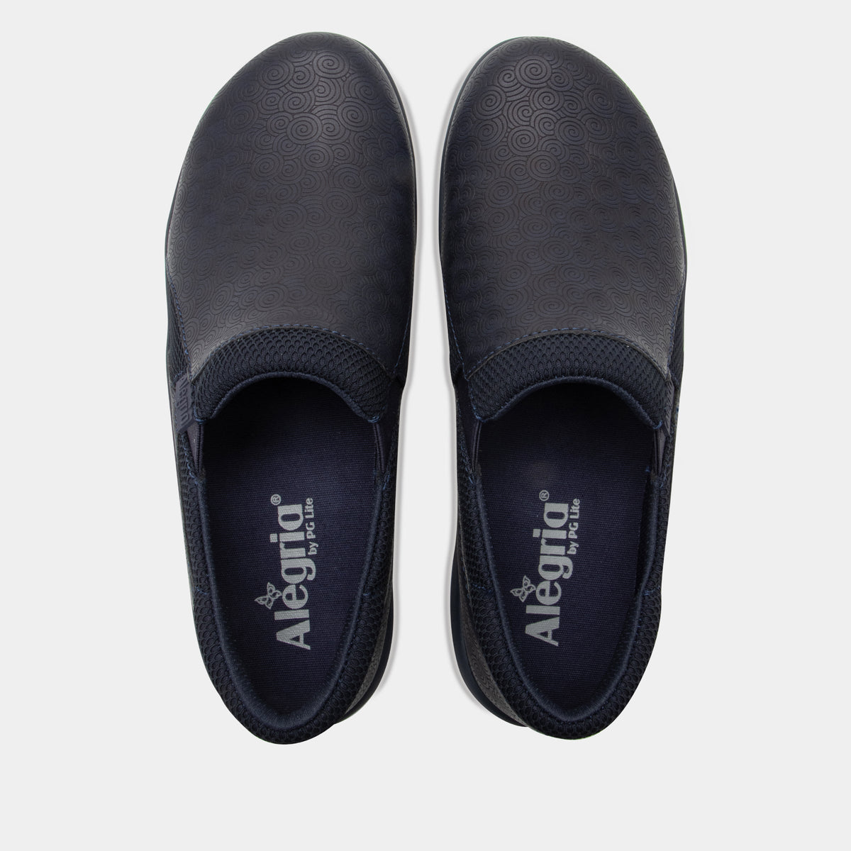 Duette Swirl Wind Navy sport rocker shoe on a lightweight responsive polyurethane outsole. DUE-6312_S4