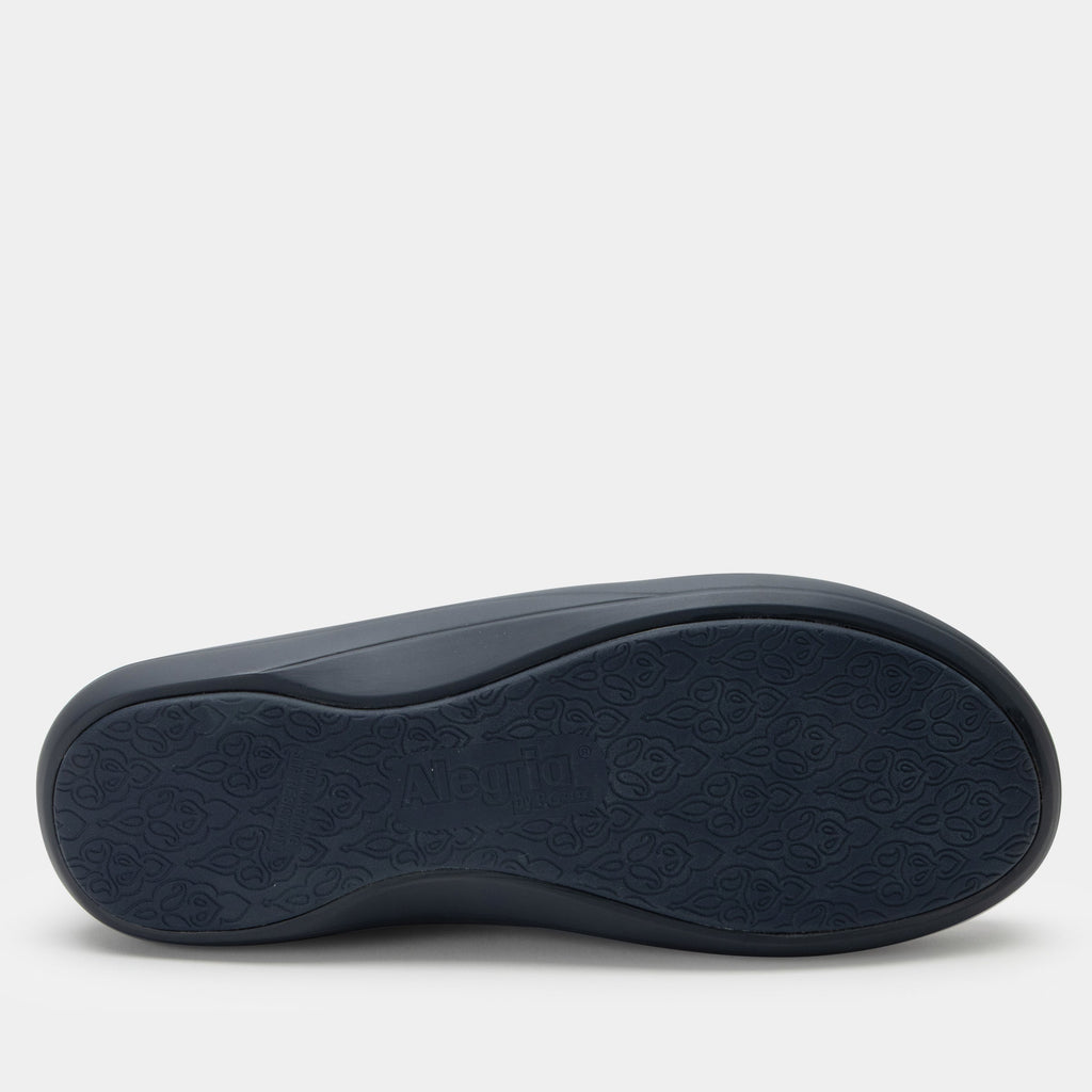 Duette Swirl Wind Navy sport rocker shoe on a lightweight responsive polyurethane outsole. DUE-6312_S6