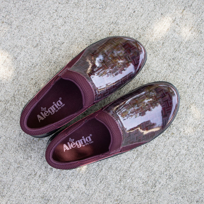 alegria Duette Wine Block Shoe