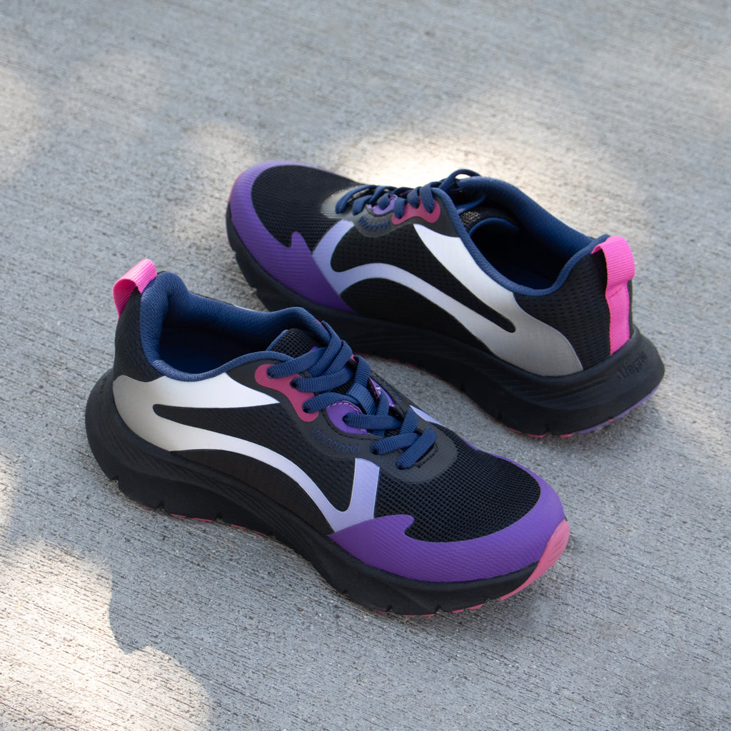 Exhault Midnight Plum shoe on a lightweight EVA Rebounce outsole 