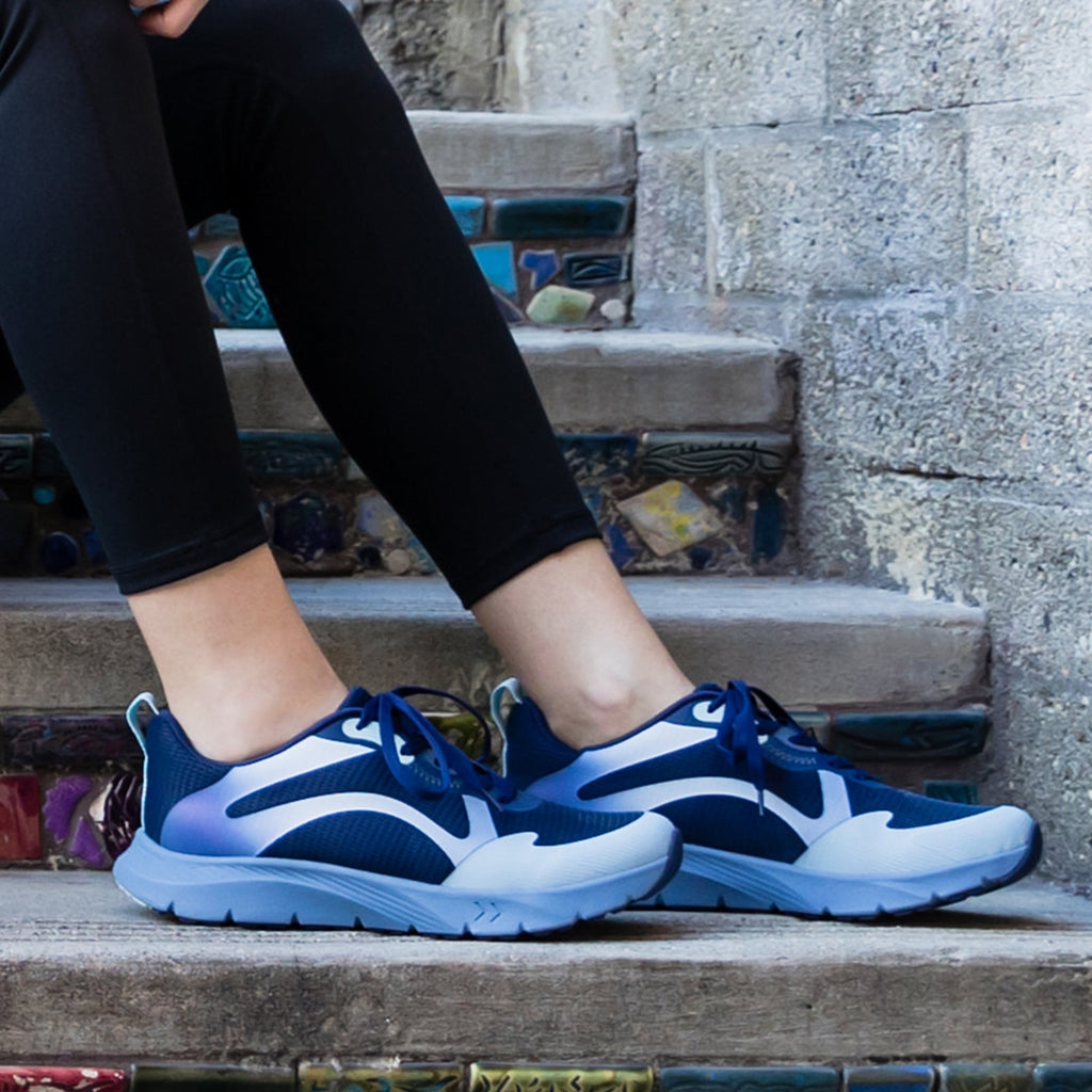 Exhault Galaxy Blue Shoe | Alegria Shoes