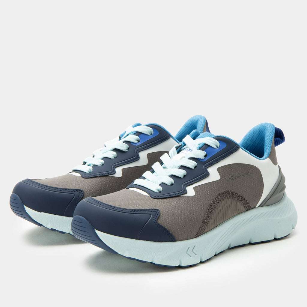 Exhault Cyber Blue Shoe | Alegria Shoes
