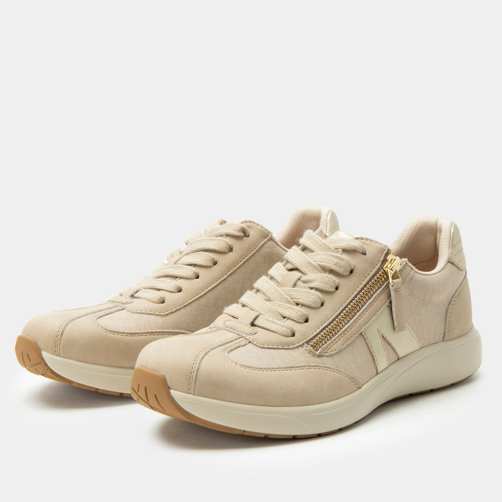 Eazeer Beige Shoe | Alegria Shoes