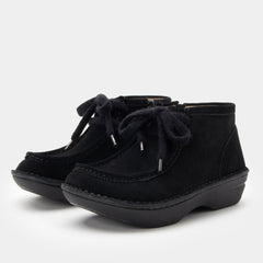 Fae Black Suede Boot