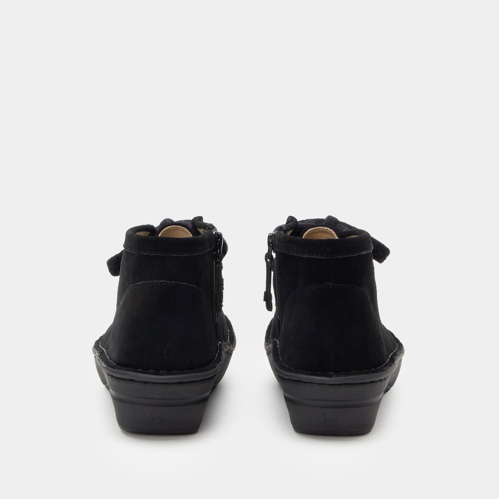 Fae Black Suede Boot