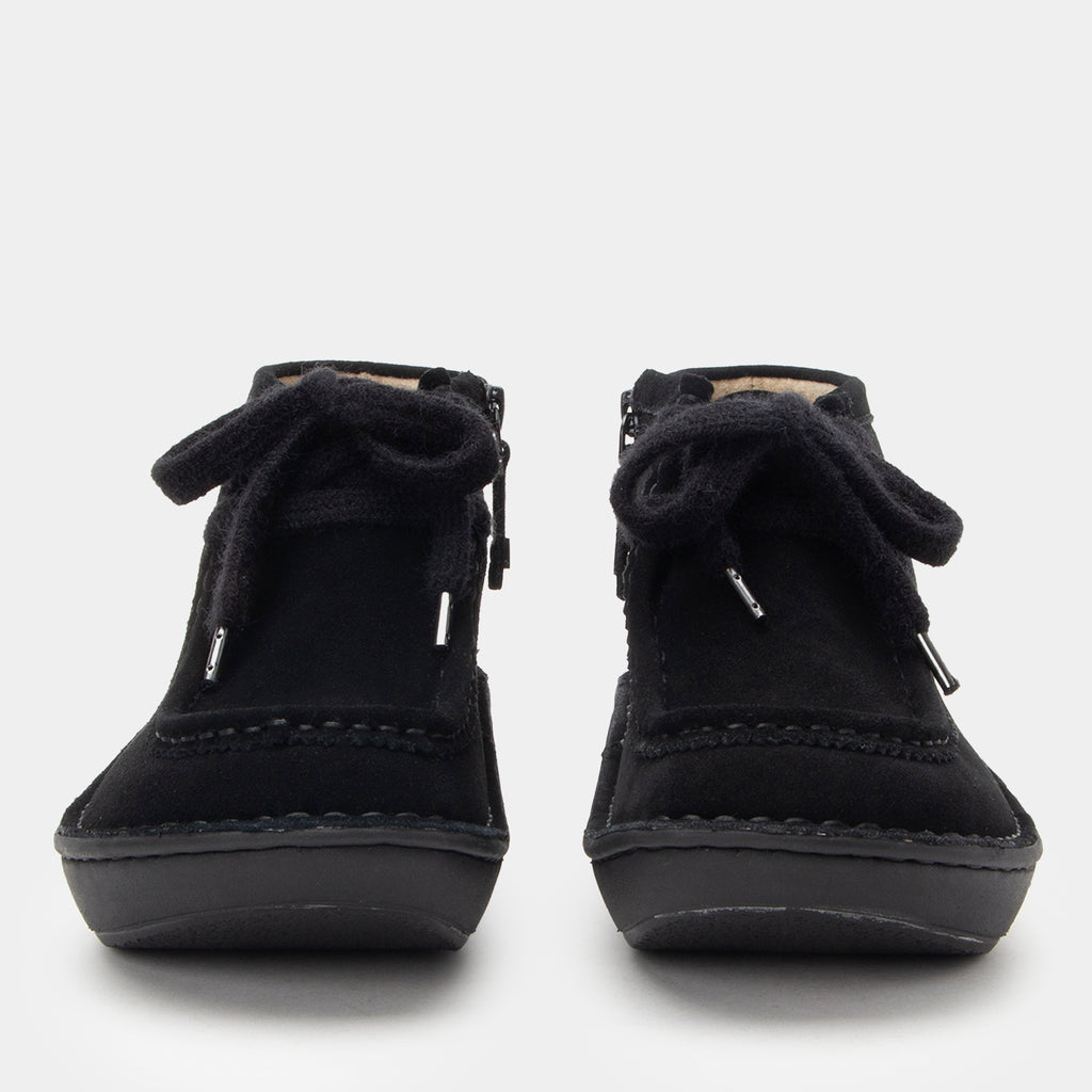 Fae Black Suede Boot