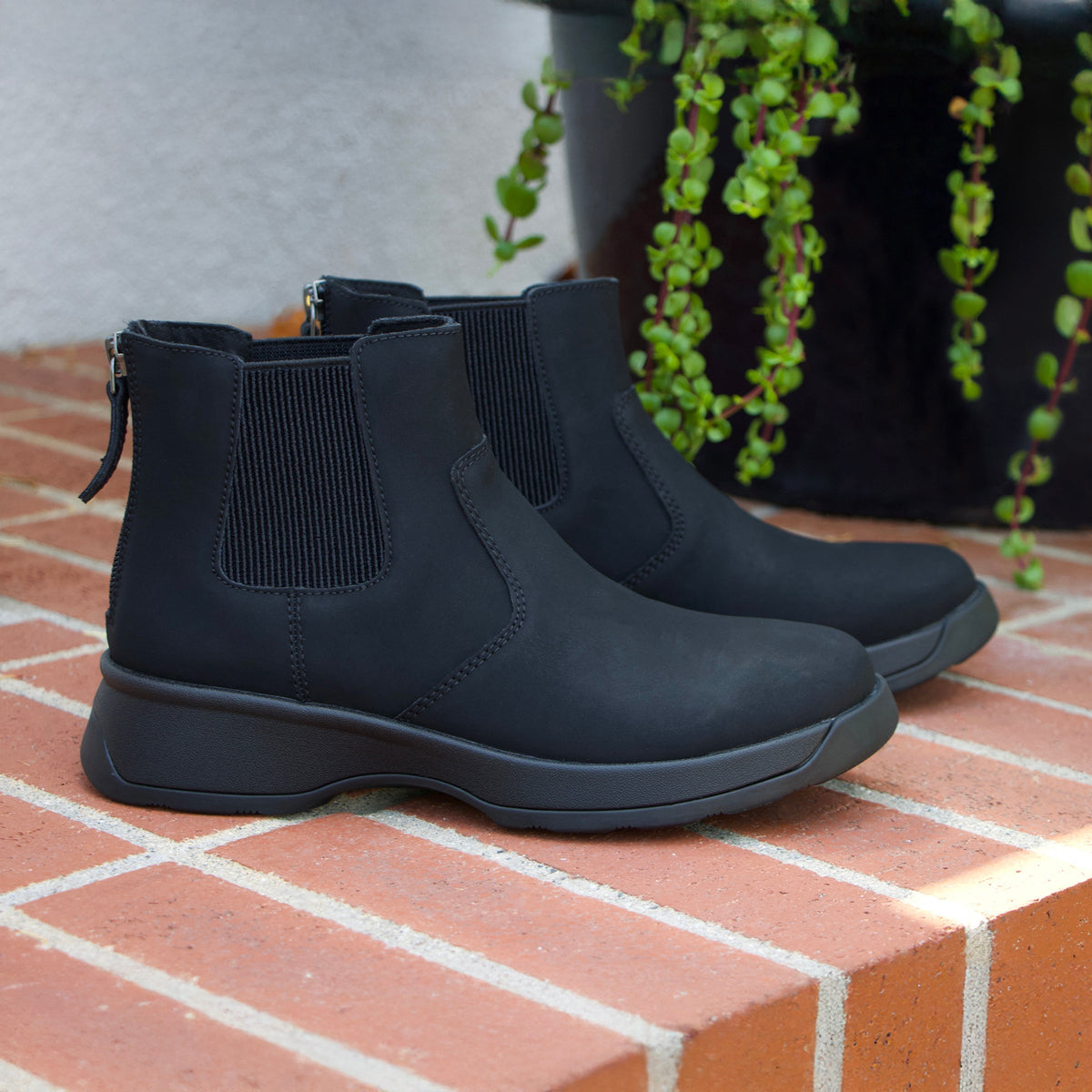 Frankie Asphalt Boot | Alegria Shoes
