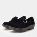 Fynn Black Suede Shoe