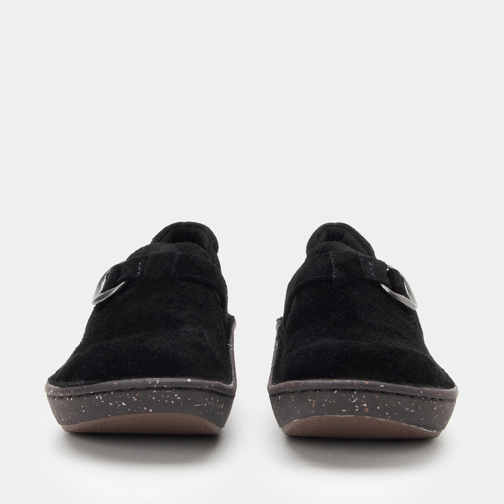 Fynn Black Suede Shoe