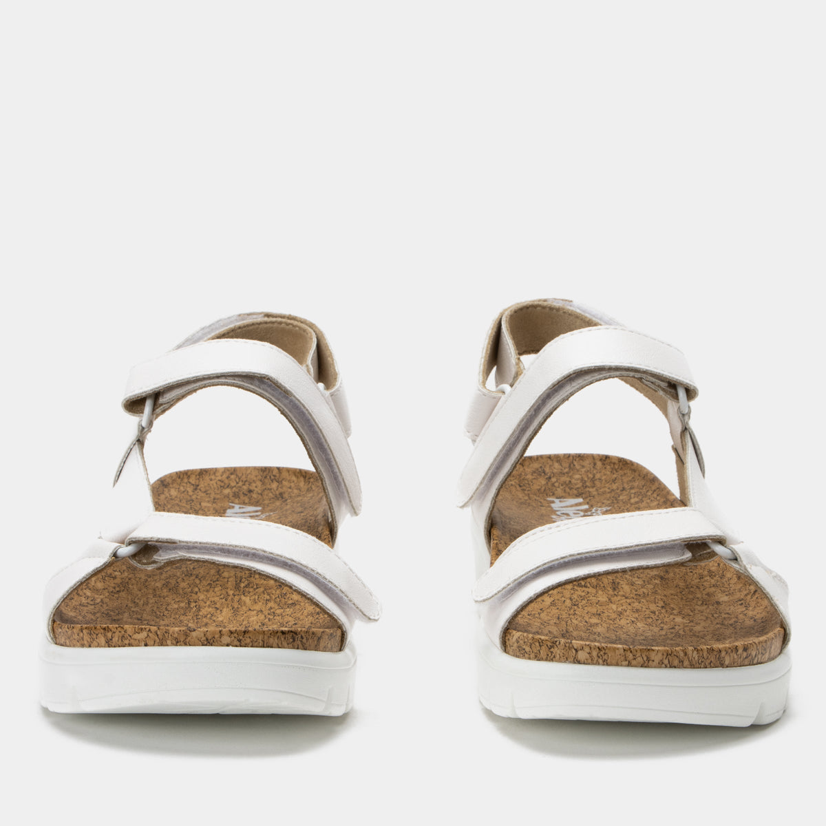 Henna White Sandal | Alegria Shoes