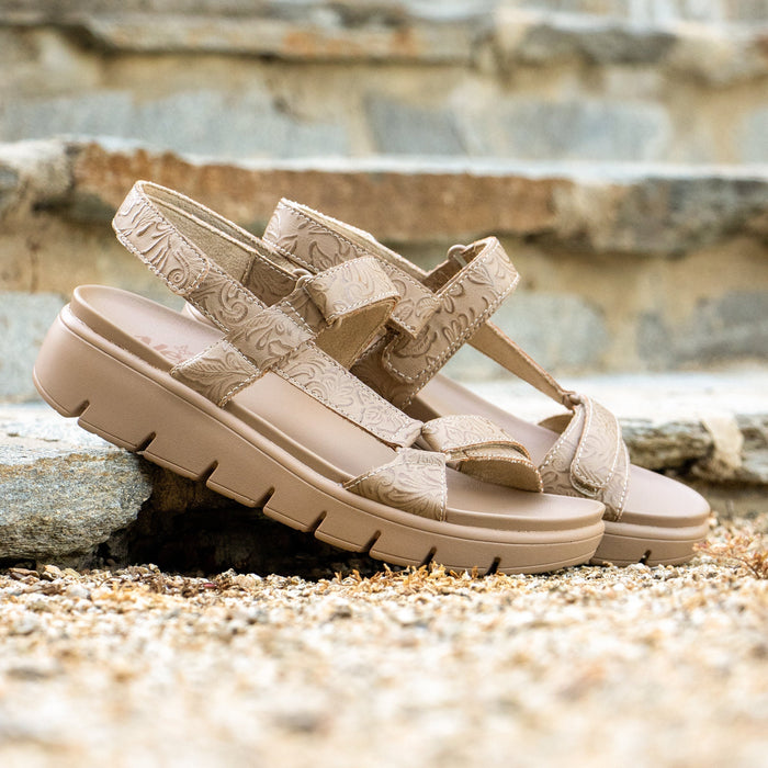 alegria Henna Aged Sand Sandal