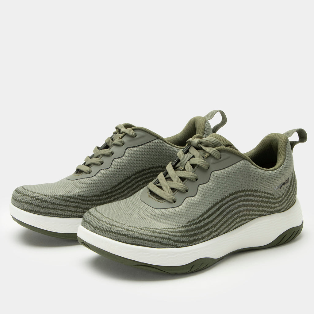 In8 Olive shoe on a Ergo Flo outsole IN8-6382_S1