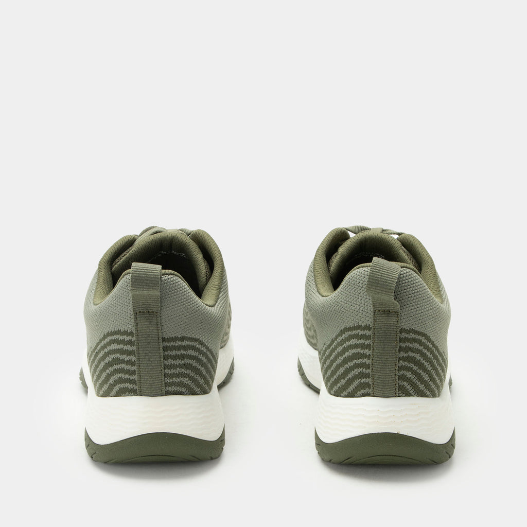 In8 Olive shoe on a Ergo Flo outsole IN8-6382_S3