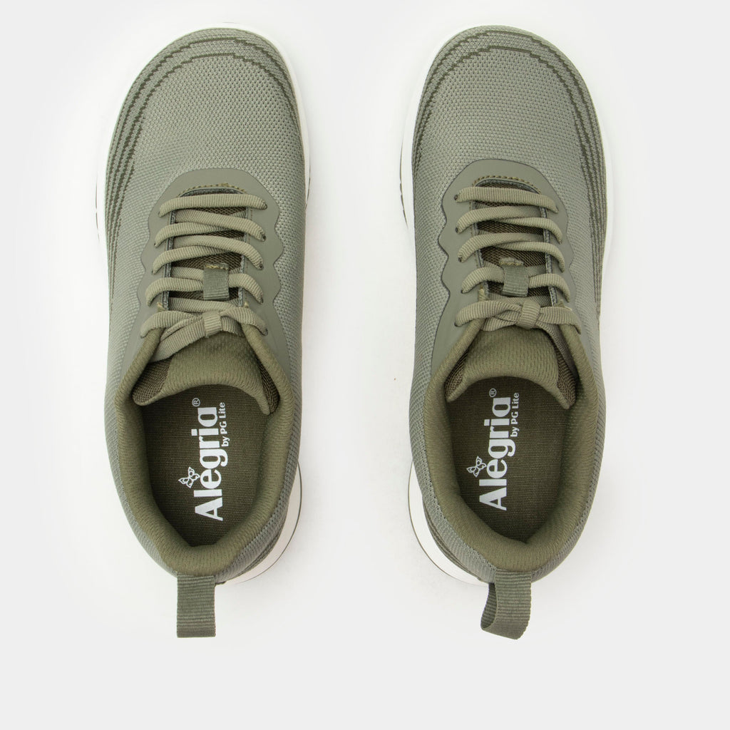 In8 Olive shoe on a Ergo Flo outsole IN8-6382_S4