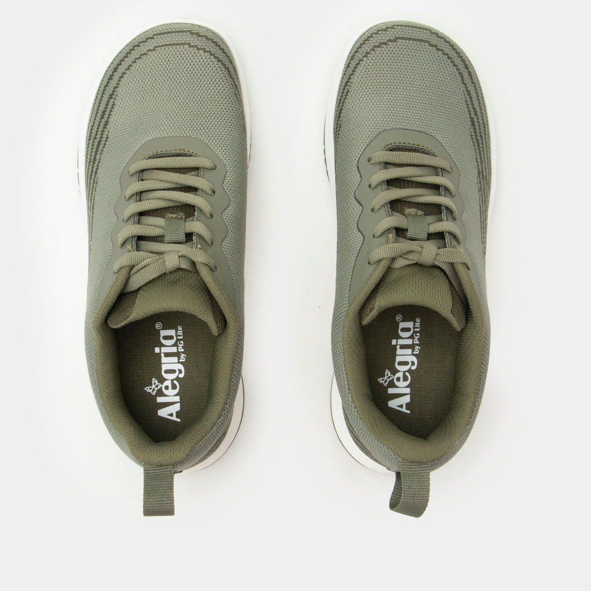 In8 Olive shoe on a Ergo Flo outsole IN8-6382_S4